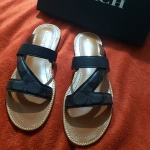 Coach slides size 8.5